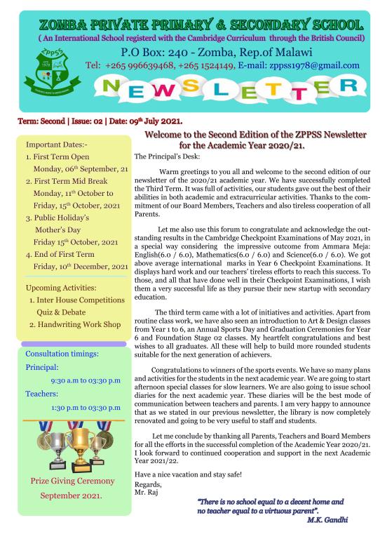 Newsletter