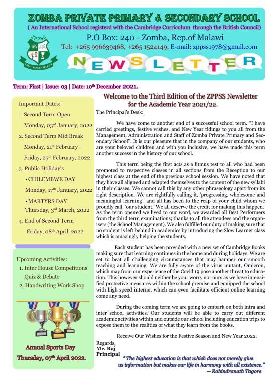 Newsletter